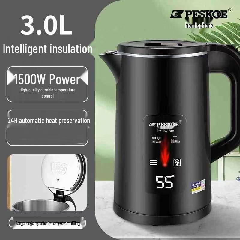 Durable Food-Grade Electric Kettle with Keep Warm & Constant Temperature Features