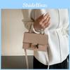 Trendy Street Style Pu Small Square Bag 2023 Winter New Casual Single Shoulder Crossbody Bag
