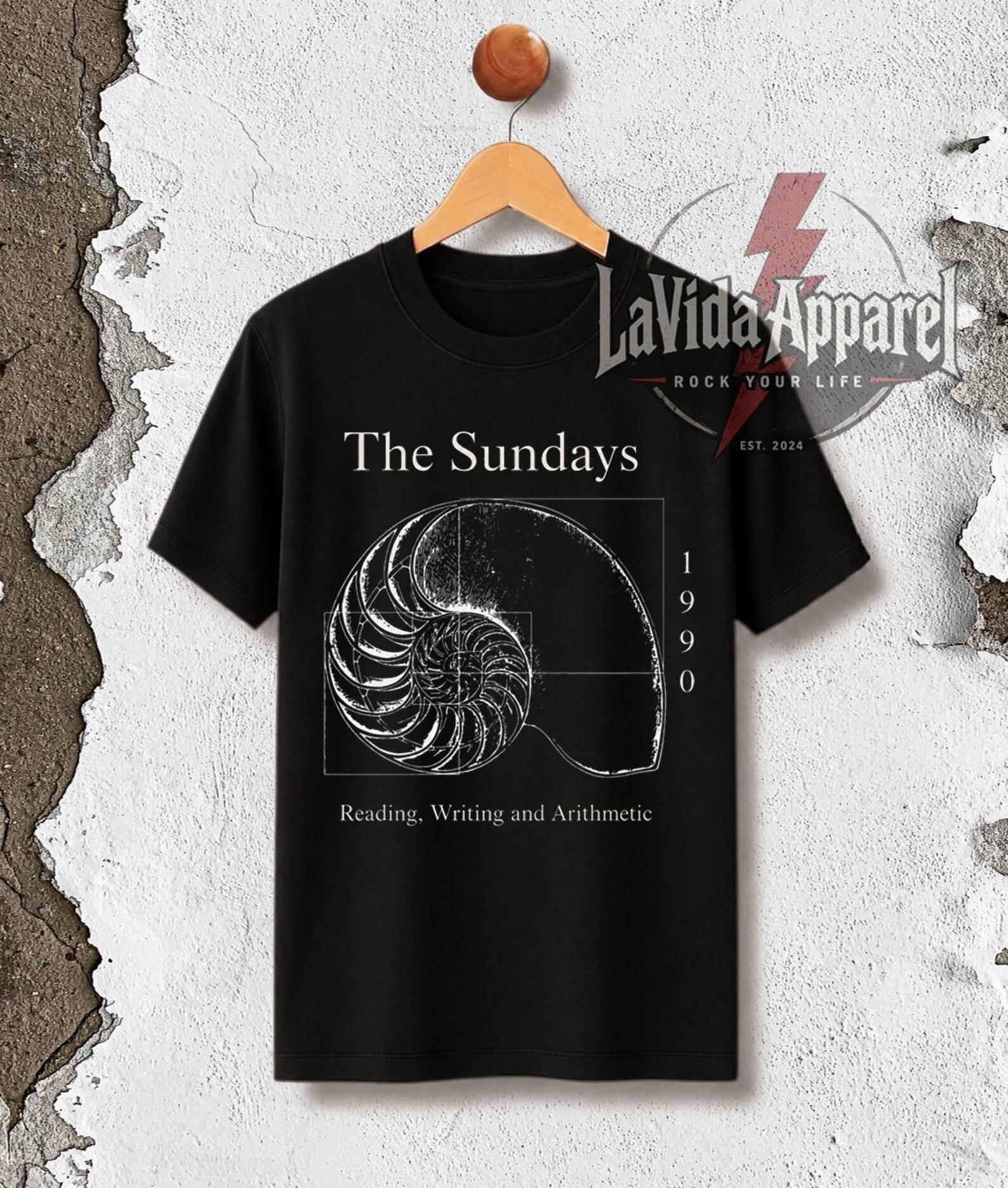 The Sundays Reading Writing Arithmetic T-Shirt, 90s Band Tee XL