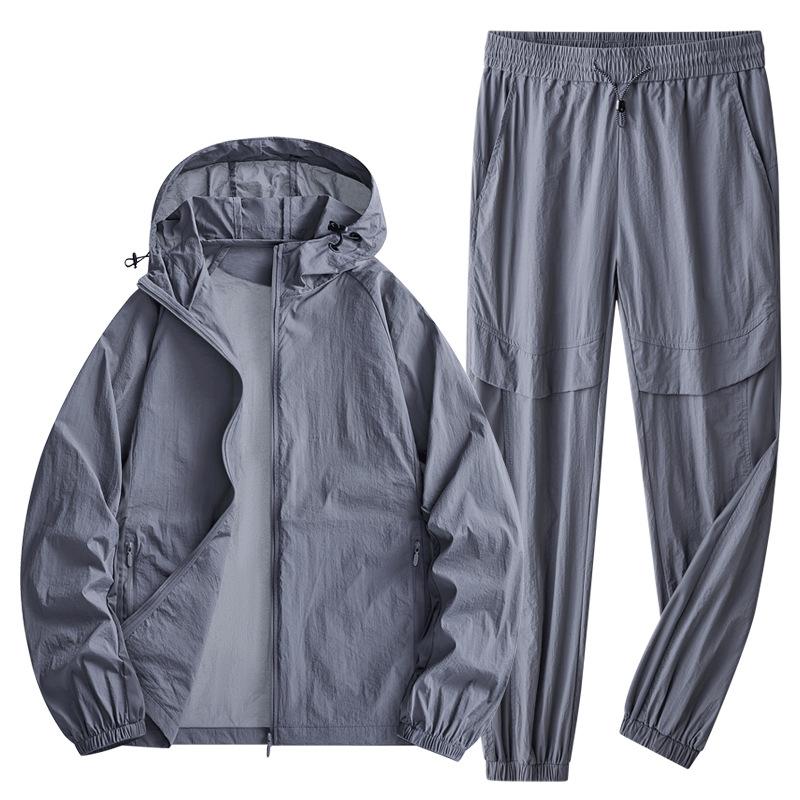 

Парная шляпа Солнцезащитная Дышащая Легкая Уличная Солнцезащитная Рубашка Одежда для рыбалки Солнцезащитная Одежда Комплект Одежды для кожи Мужской и Женский Комплект из двух предметов S