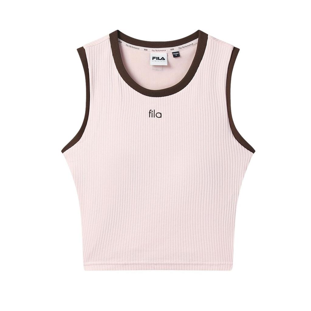 Fila Original SS25 Fashion Casual Slim Fit Sleeveless Tank Top Women Tops F71W539113F-PK
