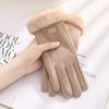 German Velvet Gloves Women's Touch Screen Outdoor Riding To Keep Warm