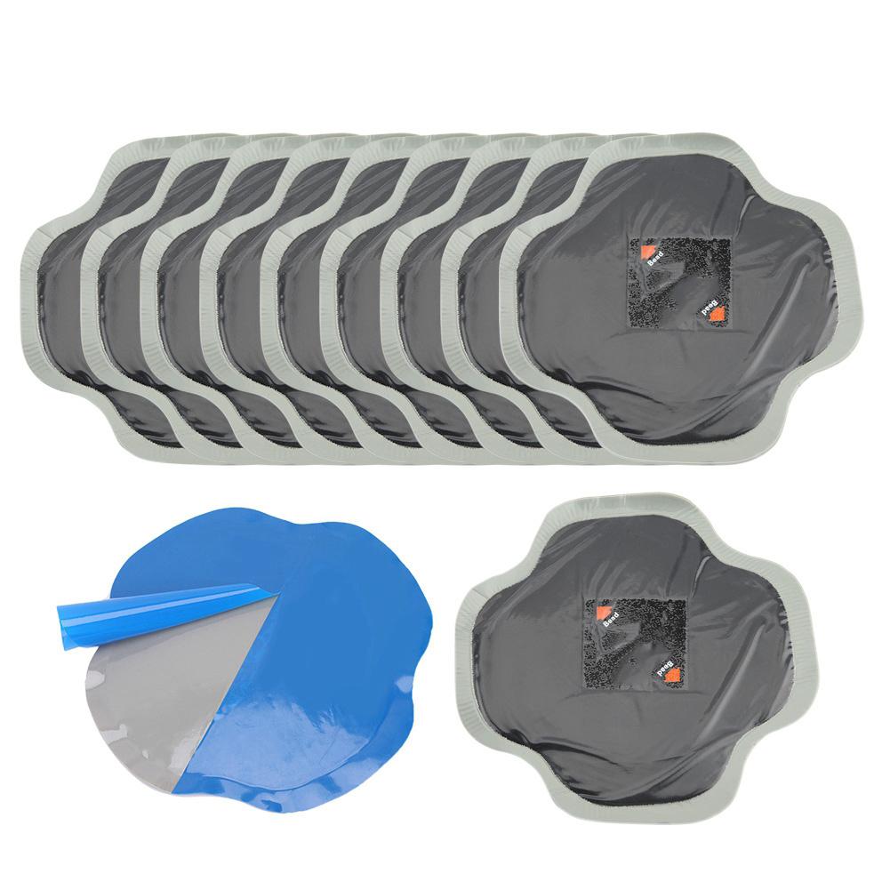 10Pcs 128mm Car Natural Rubber Tire Tyre Puncture Repair Cold Patch Tubeless Patches