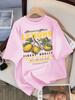 ZX Tee Lemons Fruits Premium Fresh Printing T Shirt Woman Loose Sportswear O-Neck Casual T Shirts Loose All-Match Short Sleeve