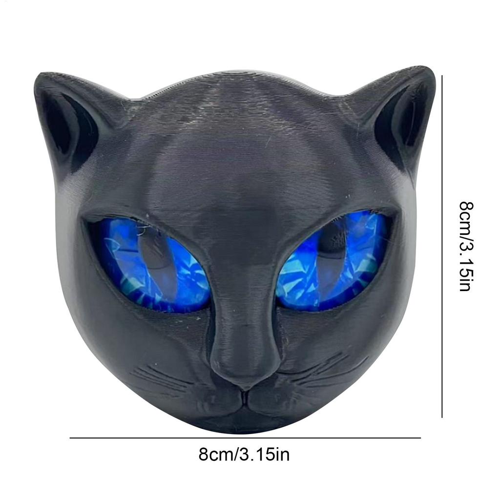 Halloween Black Cat Figurine Small Cat Figurines Kitten Keepsake Sculpture Collectibles for Desktop Decor Bookshelf Dashboard