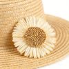 50 Stück Handgemachte Gänseblümchen 8 cm Künstliche Blumen Verzierungen DIY Zubehör für Strandhüte Kleidung Vorhangbinder Bastelbedarf