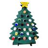 Yousheng Wooden Christmas Tree Wine Rack 24 Days Advent Calendar Wine Bottle Holder Adult Christmas Tree Countdown Decoration for Countertop Bar Decor