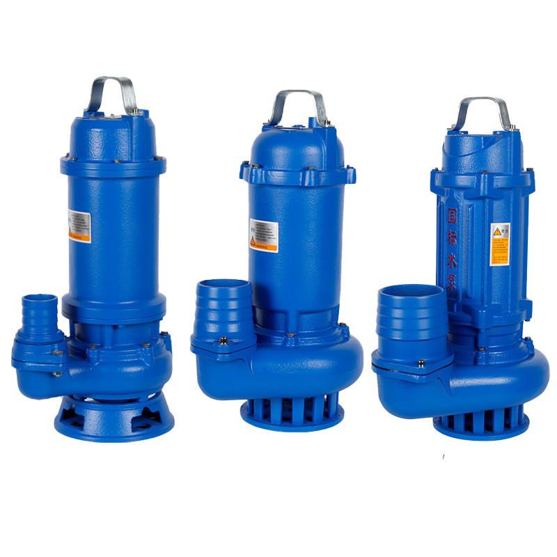 WQ Cast Iron Non-Clog Submersible Pump for Sewage, Agricultural, and Household Use - Corrosion Resistant, High Head Sludge Water Pump