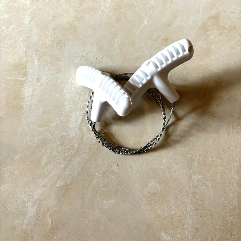 Mini kieszonkowa piła druciana do survivalu na kempingu z rękojeścią PP