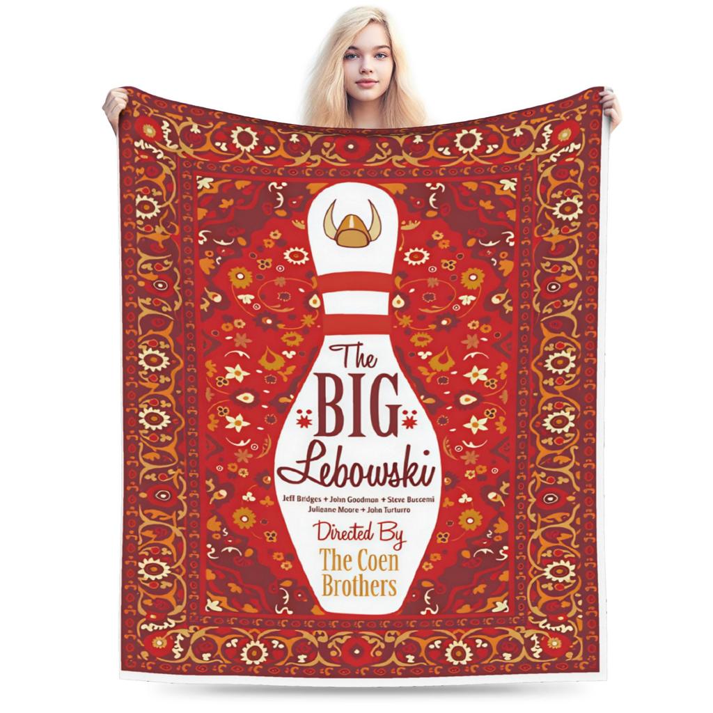Superweiche Decken Mädchen Jungen Picknick The Dude Big Lebowski Überwurf Flanell Tagesdecke für Couch Sessel Sofa Bett Sofa Bett