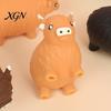 Relaxation Hand Toy Highland Cow Squeeze Anxiety Relief Cattle Sensory Soft Stretchy Animal Pinch Home Office Tool Stress