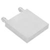 Aluminum Water Cooling Block Waterblock Cooler CPU Water Cooling Head Flat Effluent (#1)