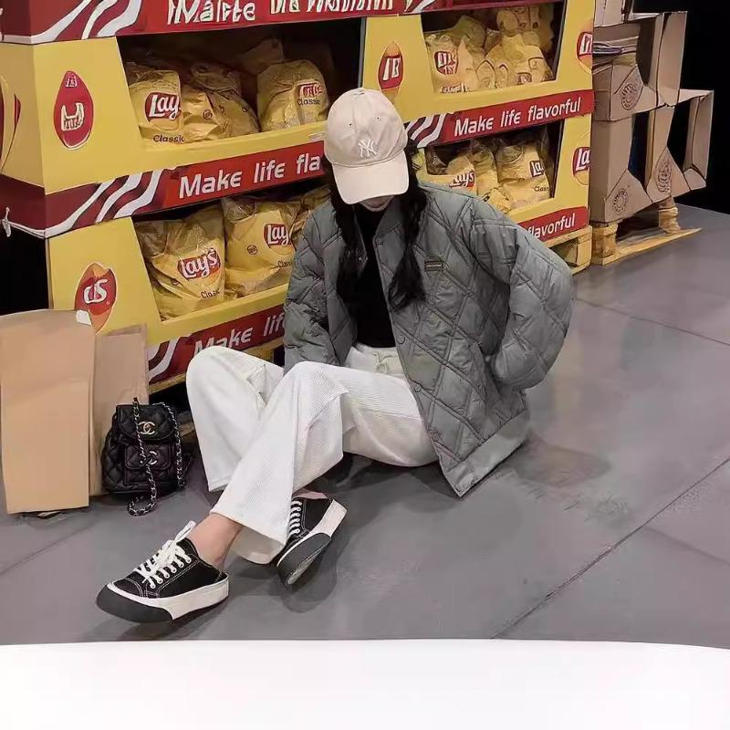 

Новое зимнее стеганое пальто с дизайнерским чутьем, нишевая стеганая куртка с ромбовидной стежкой, тонкая стеганая куртка оверсайз для женщин 2XL зелёный