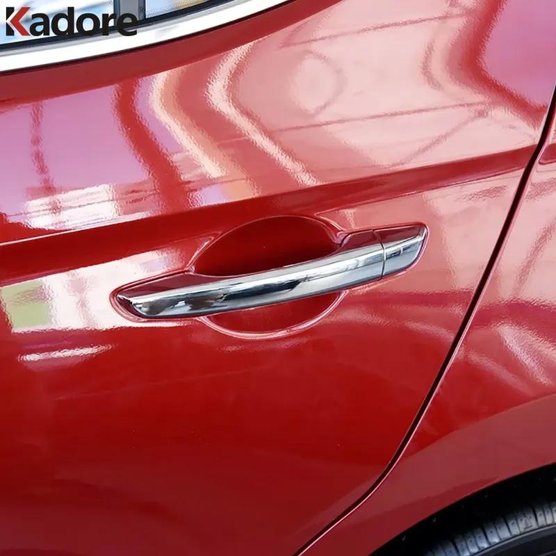 Door Handle Cover Trim For Hyundai Verna Solaris Accent 2018     Chrome Car Side Door Handles Cap Accessories