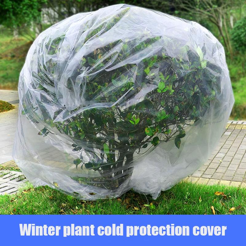 Winter Plant Covers Cold Protection Cover Plastic Transparent Plant Cover Freeze Protection Waterproof Frost Prevention Cover