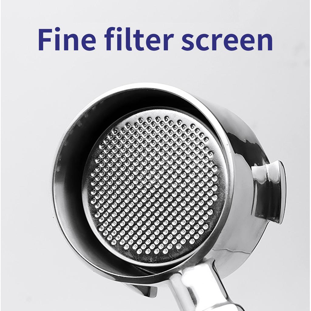 2pcs Stainless Steel Coffee Filter Basket 51/58mm Bottomless Design for Single Cup Brewing Reusable and Durable