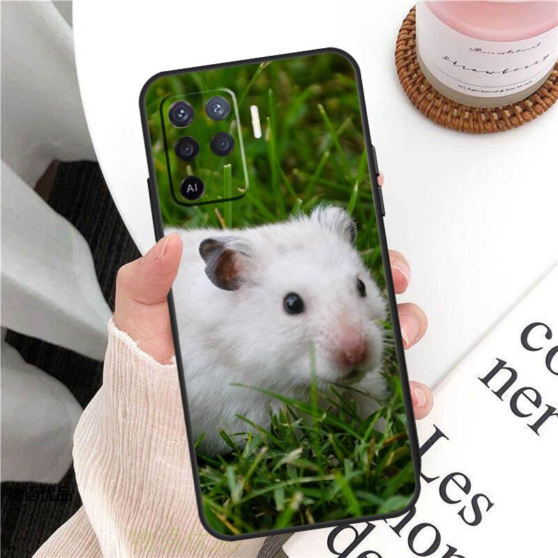 

Hamster Guinea Pig Case For Oppo A98 A58 A78 A18 A38 A60 A80 A40 A77 A57 A17 A74 A54 A94 A96 A76 A16 A15 A5 Pro OPPO A5 Pro 5G
