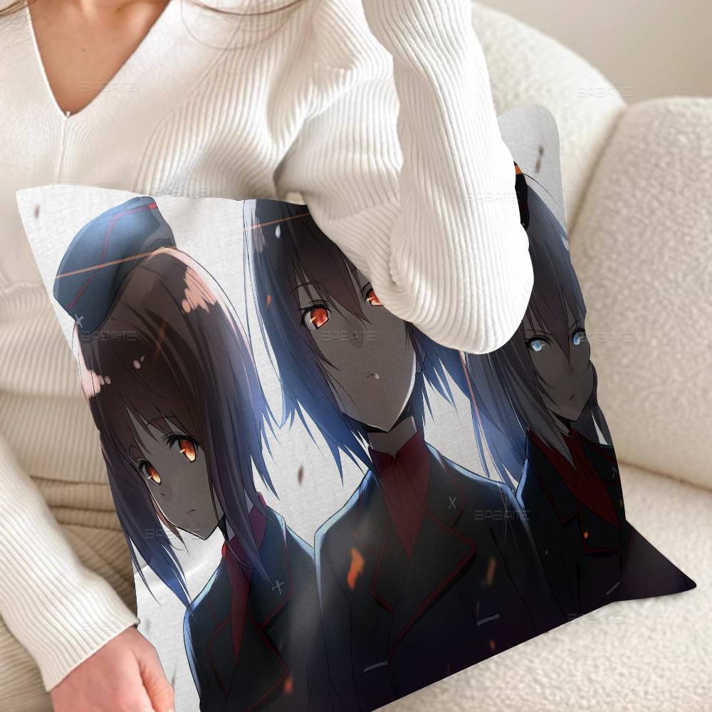 Japanese Anime GIRLS Und PANZER Personalized Pillow Dust Cover Bedroom Kids Party Decoration Pillowcase Birthday Children Gift