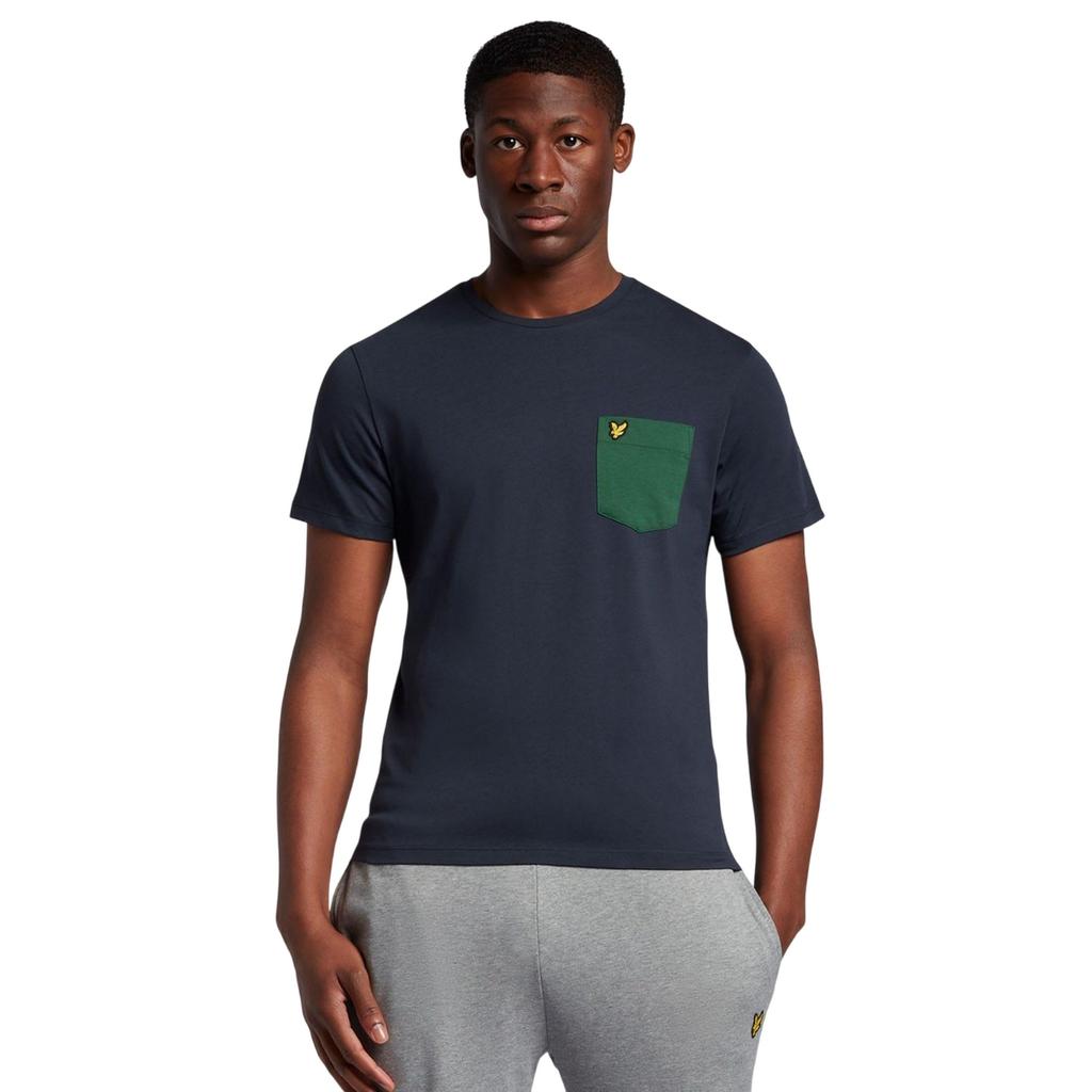Lyle & Scott Mens Contrast Pocket T-Shirt