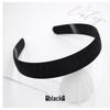 Non-Slip Black Headband with Teeth for Women: Ideal for Face Washing and Outings
