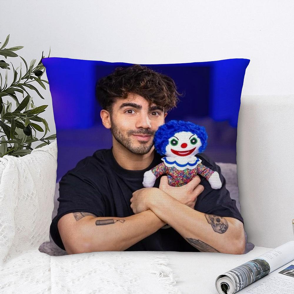 Internet-Star Fede V-Vigevani Kissenbezug Plüschstoff Weicher Kissenbezug Zweiseitiger Druck Kissenbezug Überwurf-Kissenbezug