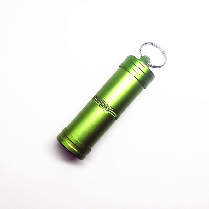 Miflame Metal Capsule Keychain Survival Gear
