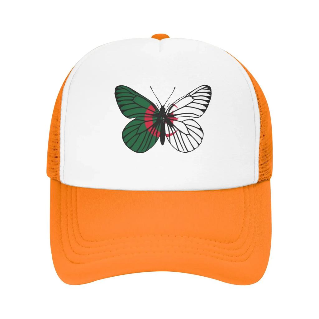 Pride Algeria Butterfly Flag Custom Mesh Baseball Caps For Mens  Camping Female Beach Dad Hat Snapback Cap