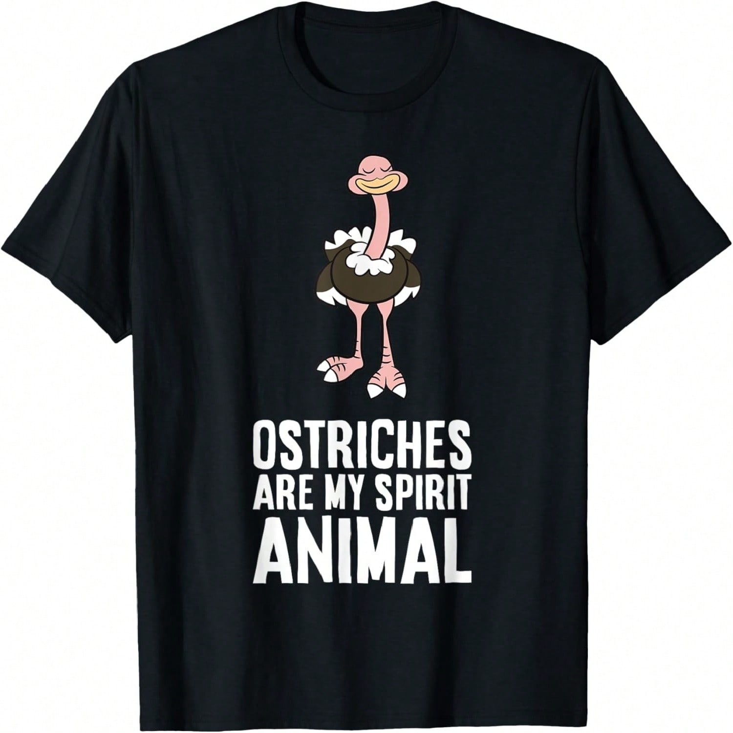 Ostrich Print Landscape - Cute Ostrich T-Shirt S разноцветный