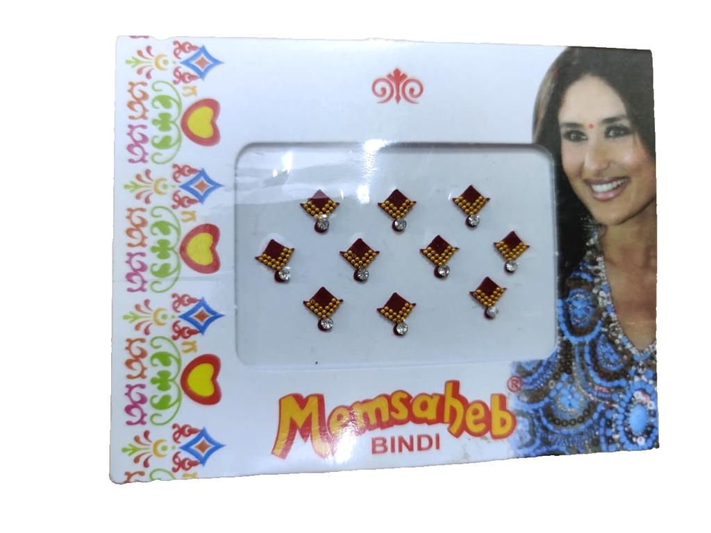 @ Indian Traditional Red Bindi Wirh Stone For Women Zr-8077-60%Off