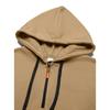 Men Warm Fleece Hooded Sweatshirt And Sweatpants Casual Sports Two Piece Set
