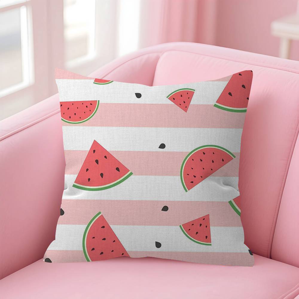 Luxury Watermelon Pattern Design Pillow Anime Pillow Sofa Bed Head Pillow Cover Cushion Cover 45x45 Cm Fashion