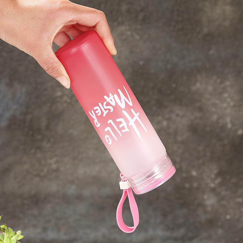 Children's Water Bottles BPA Free Portable Student Water Cup Leak-proof with Rope Camping Drinkware Drinking for Tea Coffee Milk