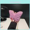 Stylish Butterfly Mini Pu Bag With Chain Shoulder Strap 2023 New Design