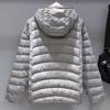 Men 50% White Duck Down Puffer Jacket, Windproof Hooded Drawstring Hem Thick Warm Zip Coat For Cold Winter Outdoor