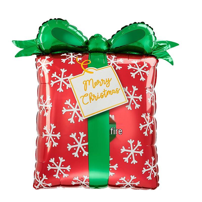 Christmas Decor Set: Snowman, Santa, Snowflake & Tree Balloons