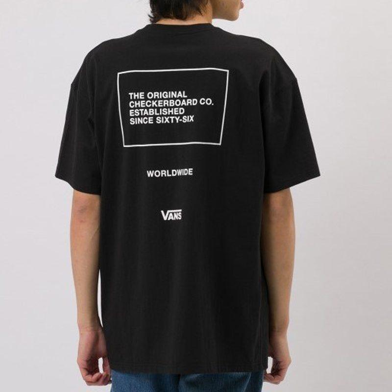 Vans T Shirts Unisex Crew Neck Moderate Straight Fit VN0A4MLWBLK