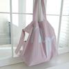 Minmin Two-way Eco Bag Beige Pink Shoulder Bag Crossbody Bag