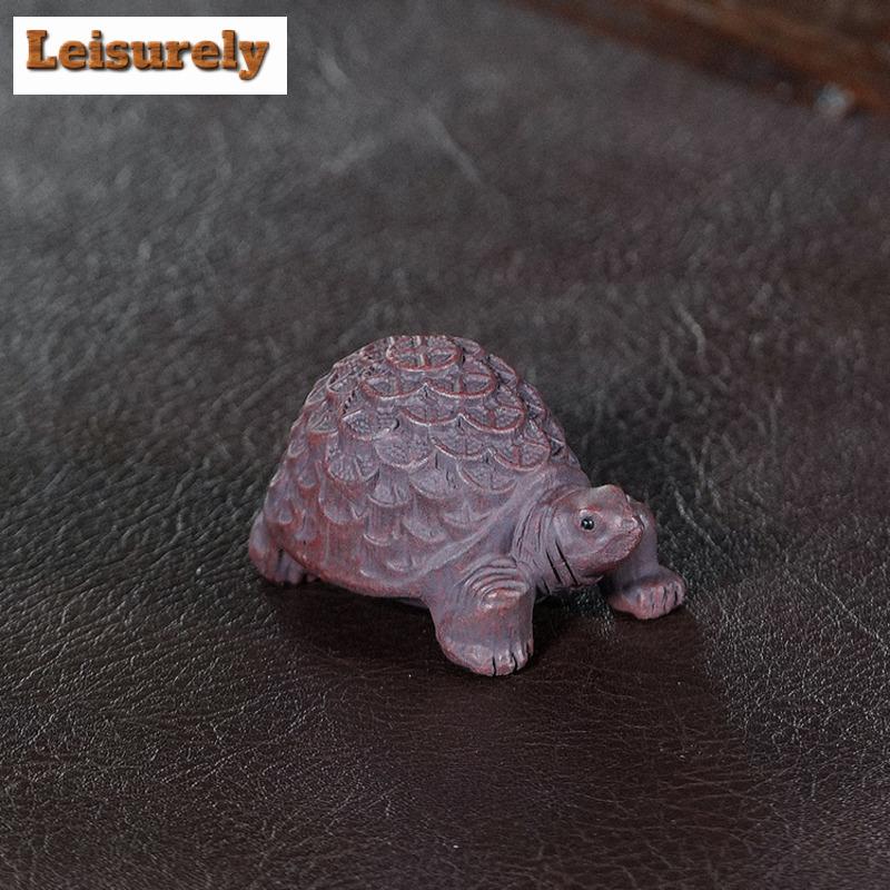 Yixing Lila Ton Reichtum Schildkröte Te Haustier Antike Teespielzeug Teefigur Spielzeug Teestatue Ornamente Kann für Tee aufgezogen werden