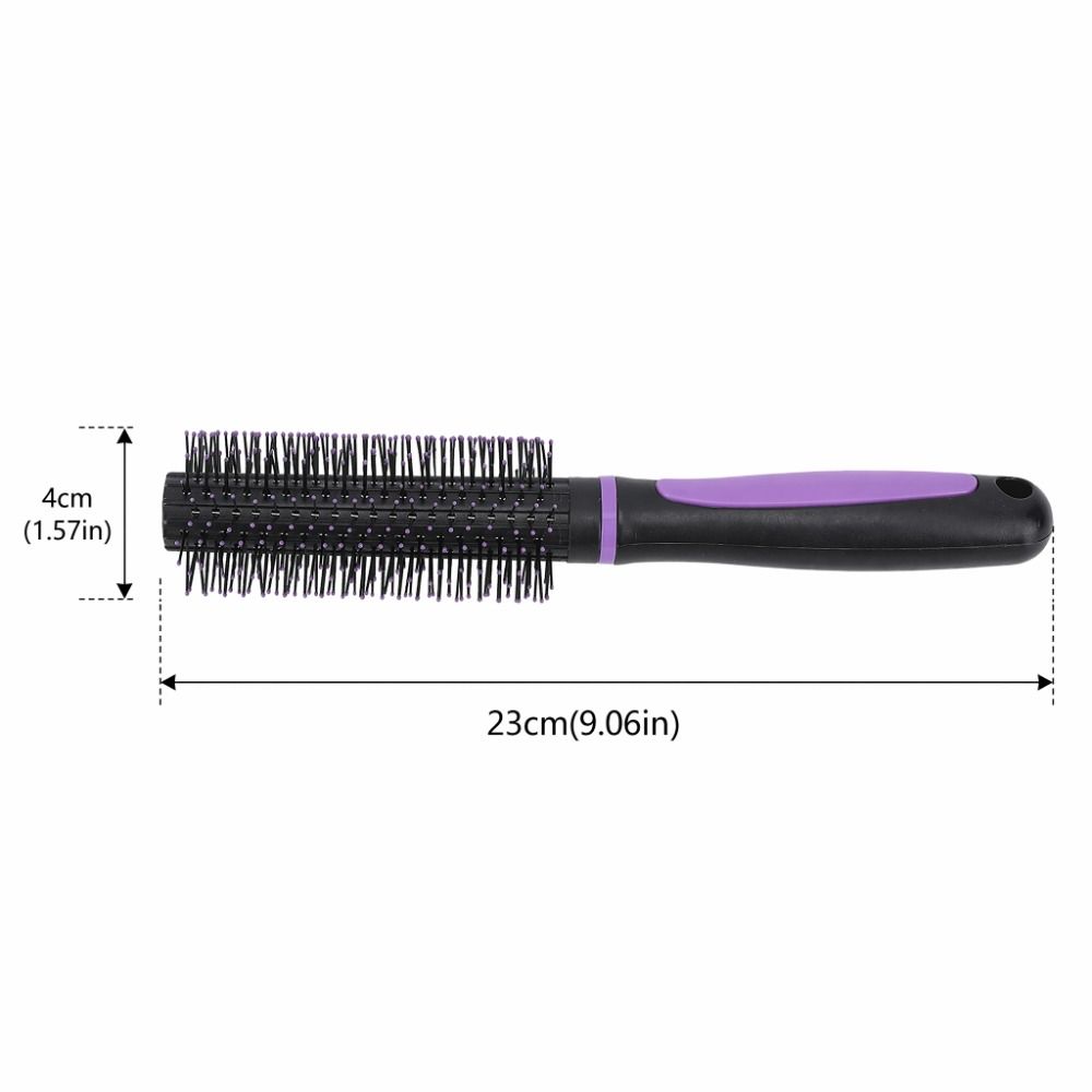 9 Row Comb Round Hair Brush Vent Brush Styling Hair Brush Roller Comb For Salon Use