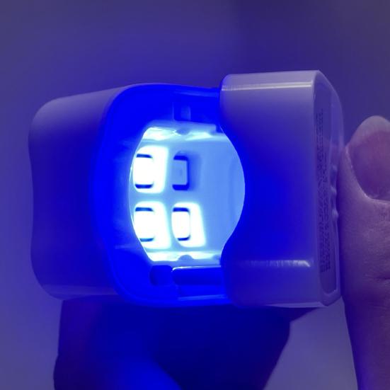 Nail Fungus Treatment Device with Time Display 7 Mins Quick Intense Treatment Rechargeable Nail Cleaning Care Device for Fingers And Toenails