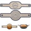 2Pcs Silicone Bread Sling Oval And Round For Dutch Oven, Non-Stick Easy-Clean Reble Silicone Baking Mat With Long Handles Sourdough Bread Baking Mat