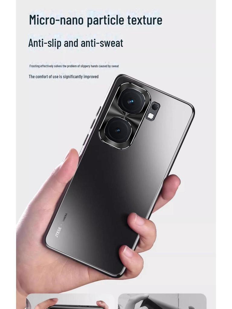 High-end Frosted Neo7 Protective Cover for Iqooneo9spro, Iqooneo8. All-inclusive Electroplated Mobile Phone Shell.