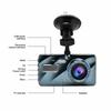 Dash Cam 1080P Dual Lens DVR Car Driving Recorder 4 Inch LCD Screen 170° Wide Angle, G-Sensor, WDR, Parking Monitor, Loop Recording, Motion Detection