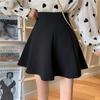 Korean Style Plus-Size Multi-Color High-Waisted Slimming A-Line Skirt for Women
