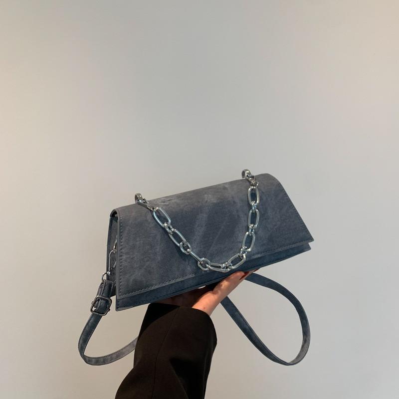 Casual Chic Pu Leather Small Crossbody Bag For Women 2024 Summer New Trendy Korean Style Underarm Bag