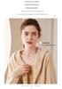 Women's Versatile Korean Style Pure Wool Hooded Cardigan Cashmere Knit Outerwear Sweater