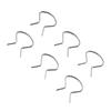 Horseshoe Clips Plastic Right Sliver Zinc Plated 2288