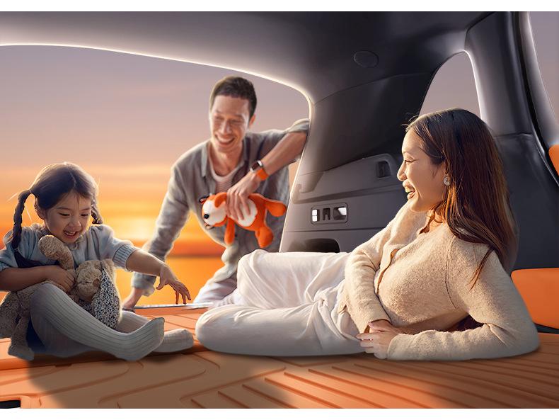 Tailored TPE Trunk Mat for Geely Galaxy M9 Six-Seater - Car Tail Box Modification Accessory