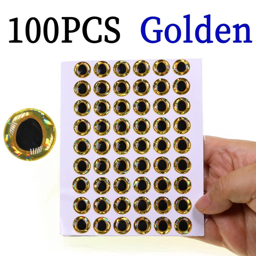 

3D Голографічна Імітація Очного Яблука Крапля Води Рибальські Очі Самоклеючі Штучні Очі для Риби для В язання Мушок та Виготовлення Приманок 4mm