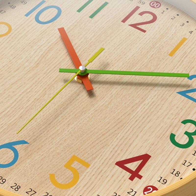 Wall Clock Silents None Ticking Wall Clock Battery Operated Clocks Easy to Read Home/Office/Kitchen/Classroom/School Clock